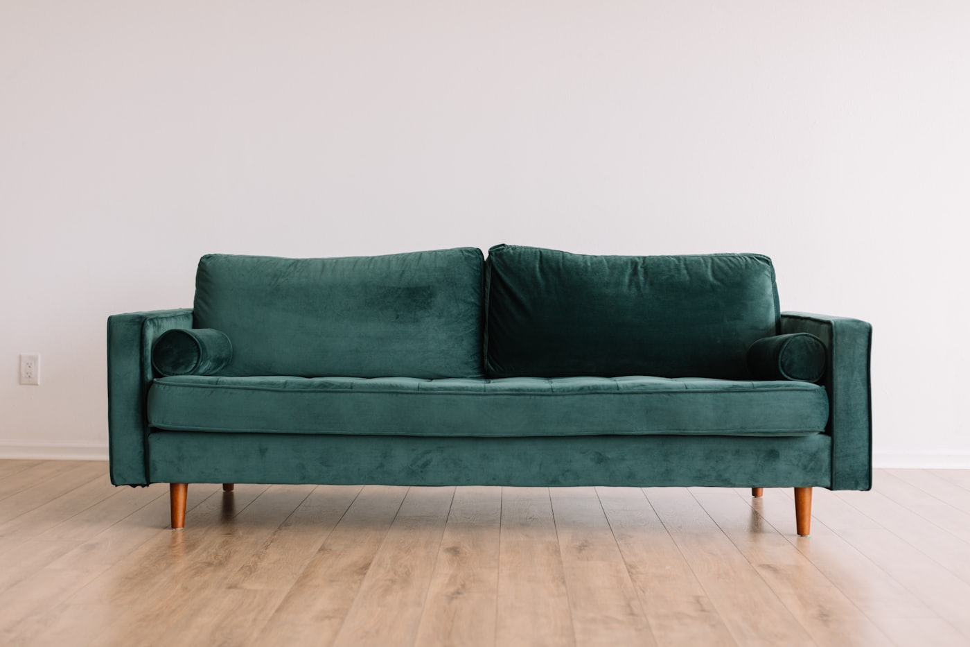 Handmade fabric sofa set in a Lalitpur living room, built at the Niraj Furniture workshop in Imadol